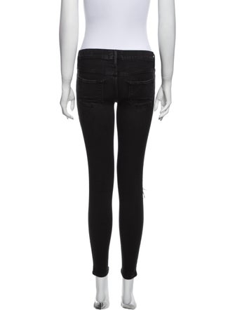 FRAME Low-Rise Skinny Leg Jeans