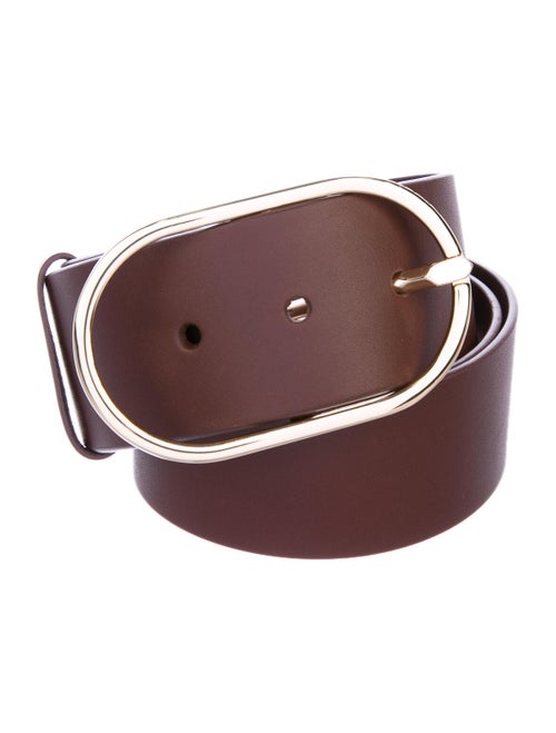 Frame Leather Belt Brown