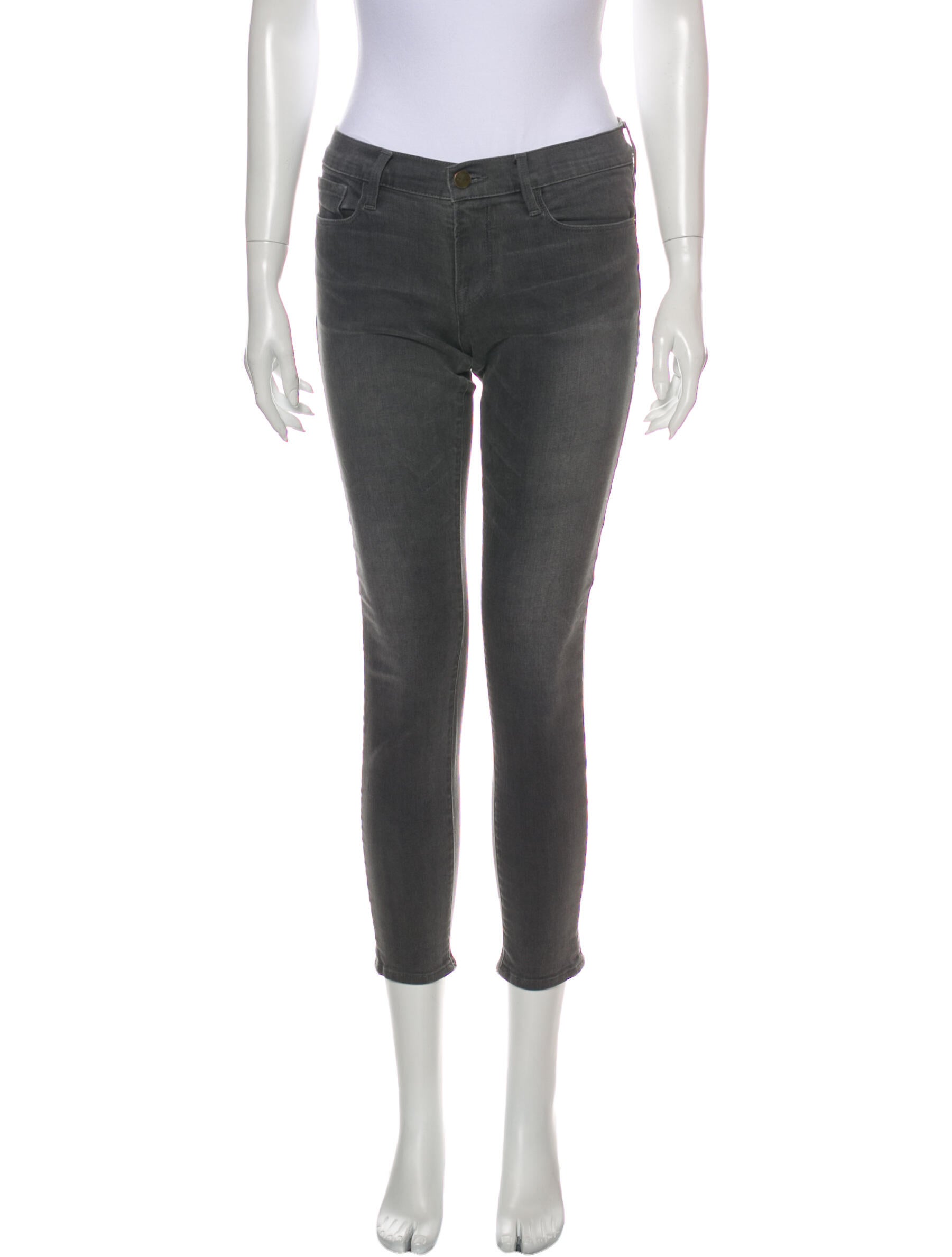 FRAME Low-Rise Skinny Leg Jeans