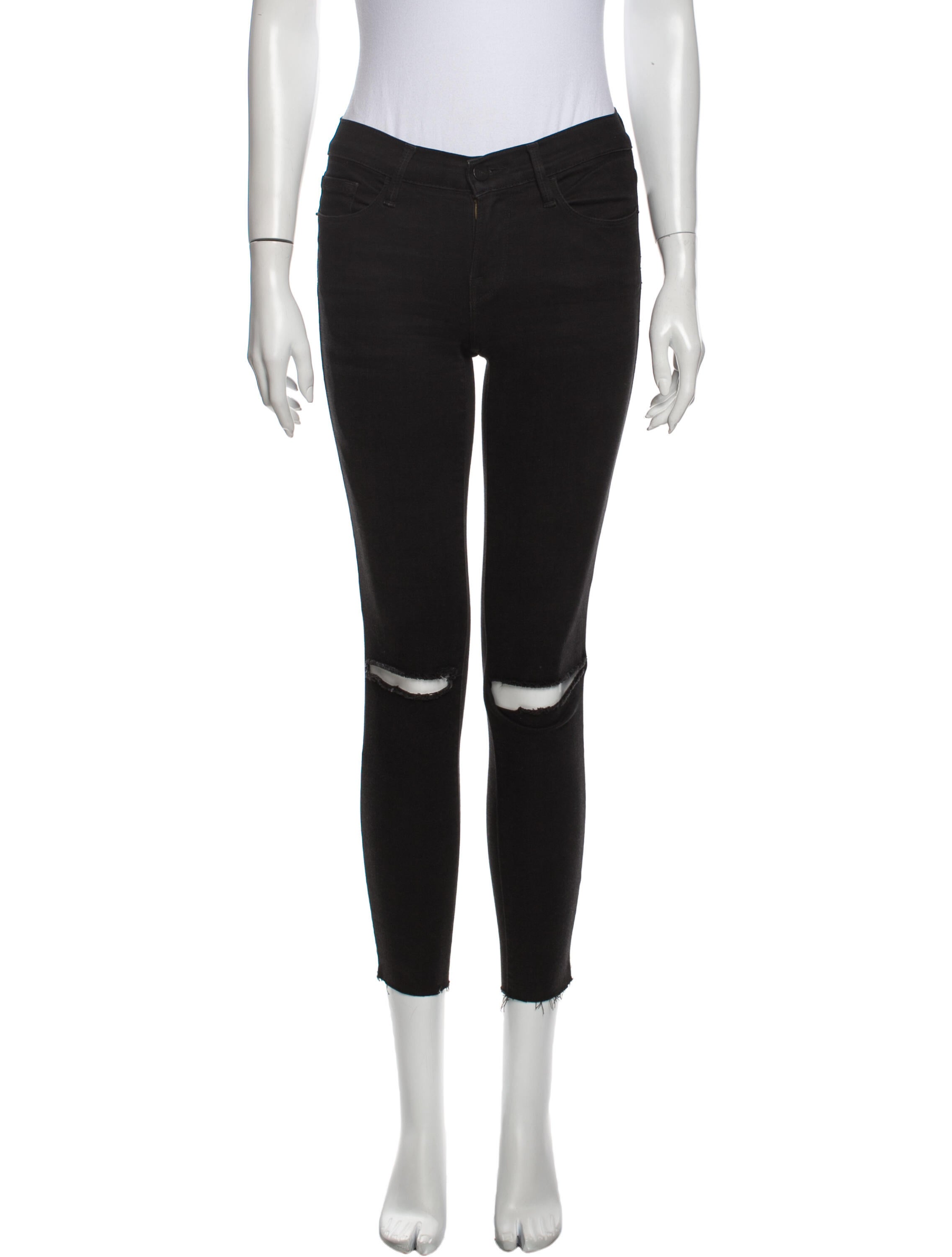 FRAME Low-Rise Skinny Leg Jeans