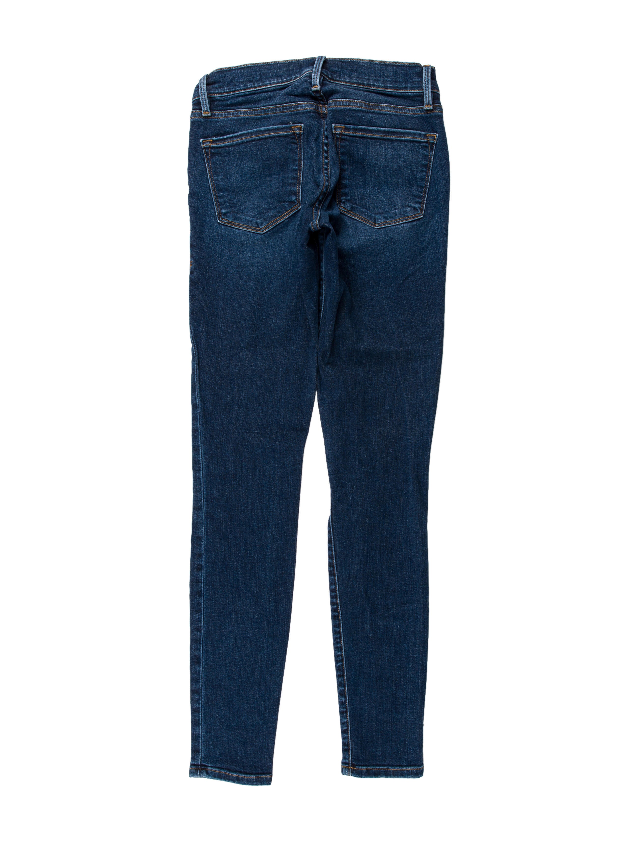 FRAME Low-Rise Skinny Leg Jeans