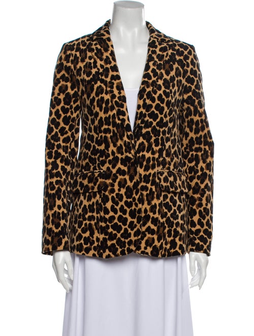 Frame Animal Print Blazer