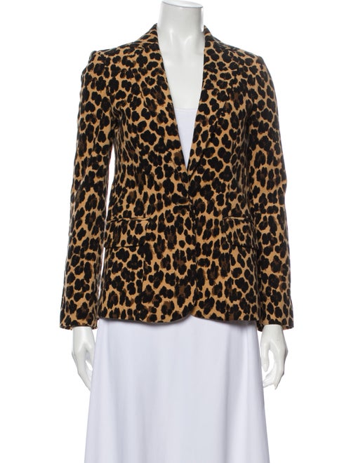 Frame Animal Print Blazer