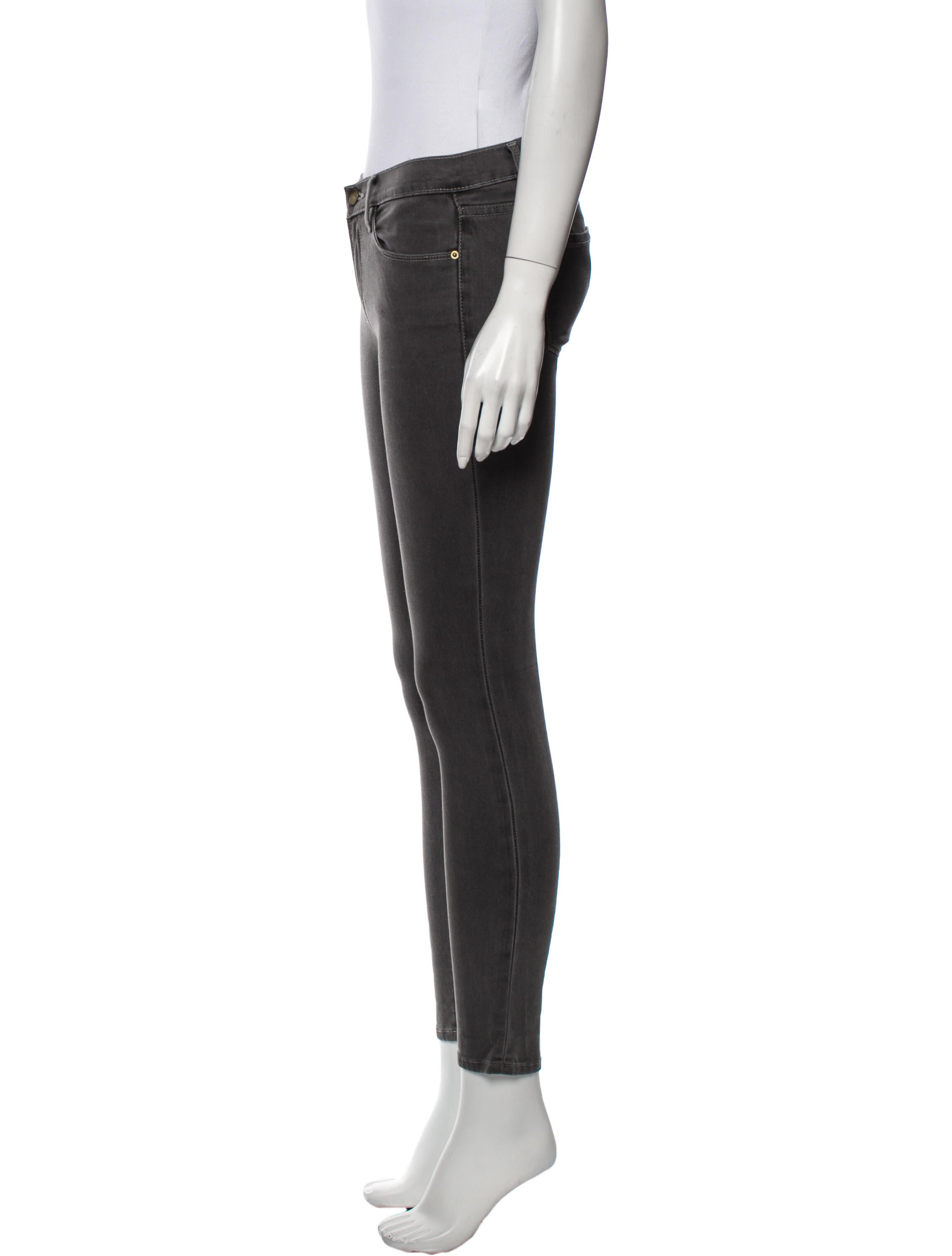 FRAME Low-Rise Skinny Leg Jeans