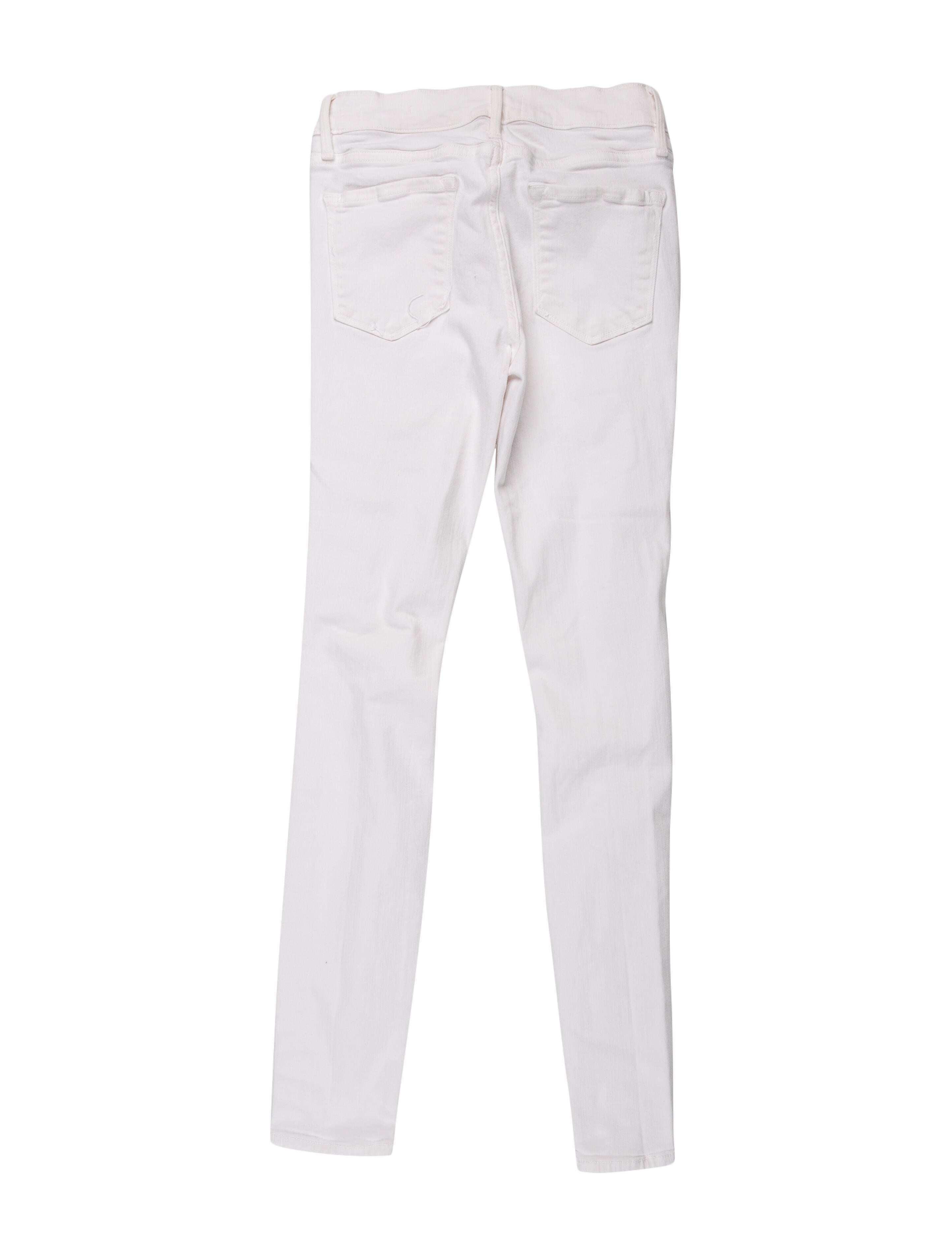 FRAME Low-Rise Skinny Leg Jeans