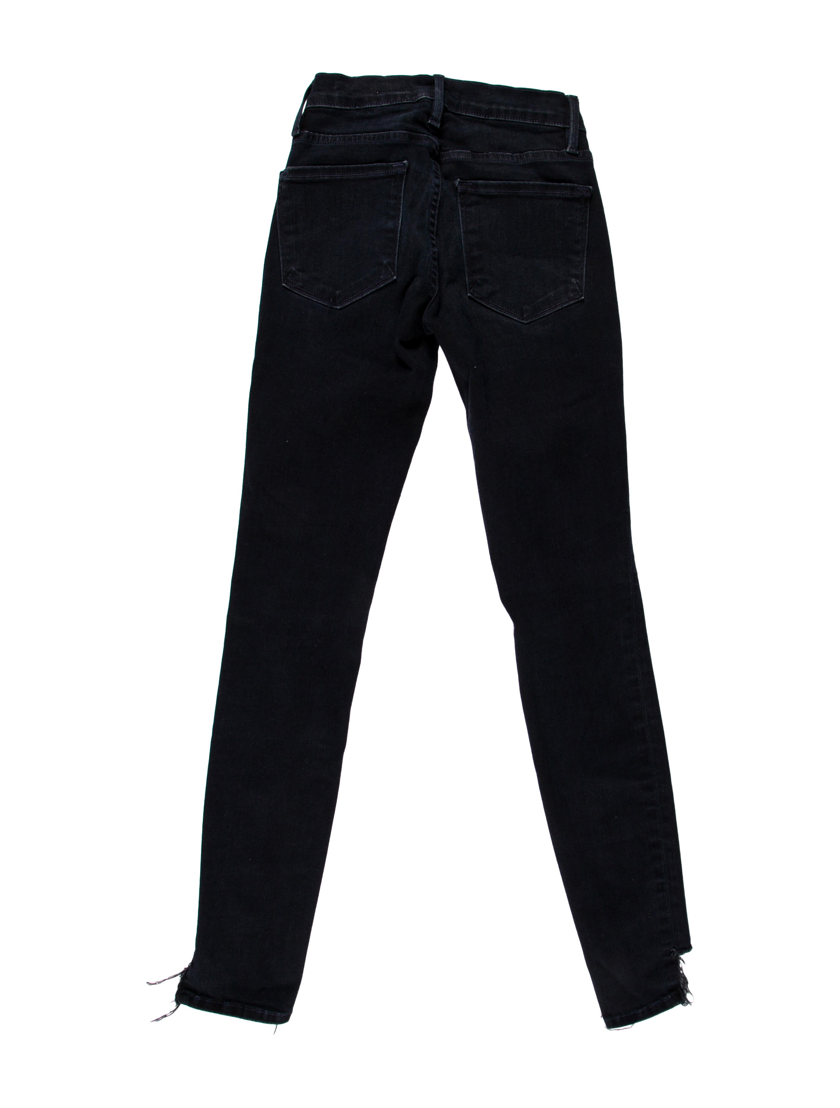 FRAME Low-Rise Skinny Leg Jeans