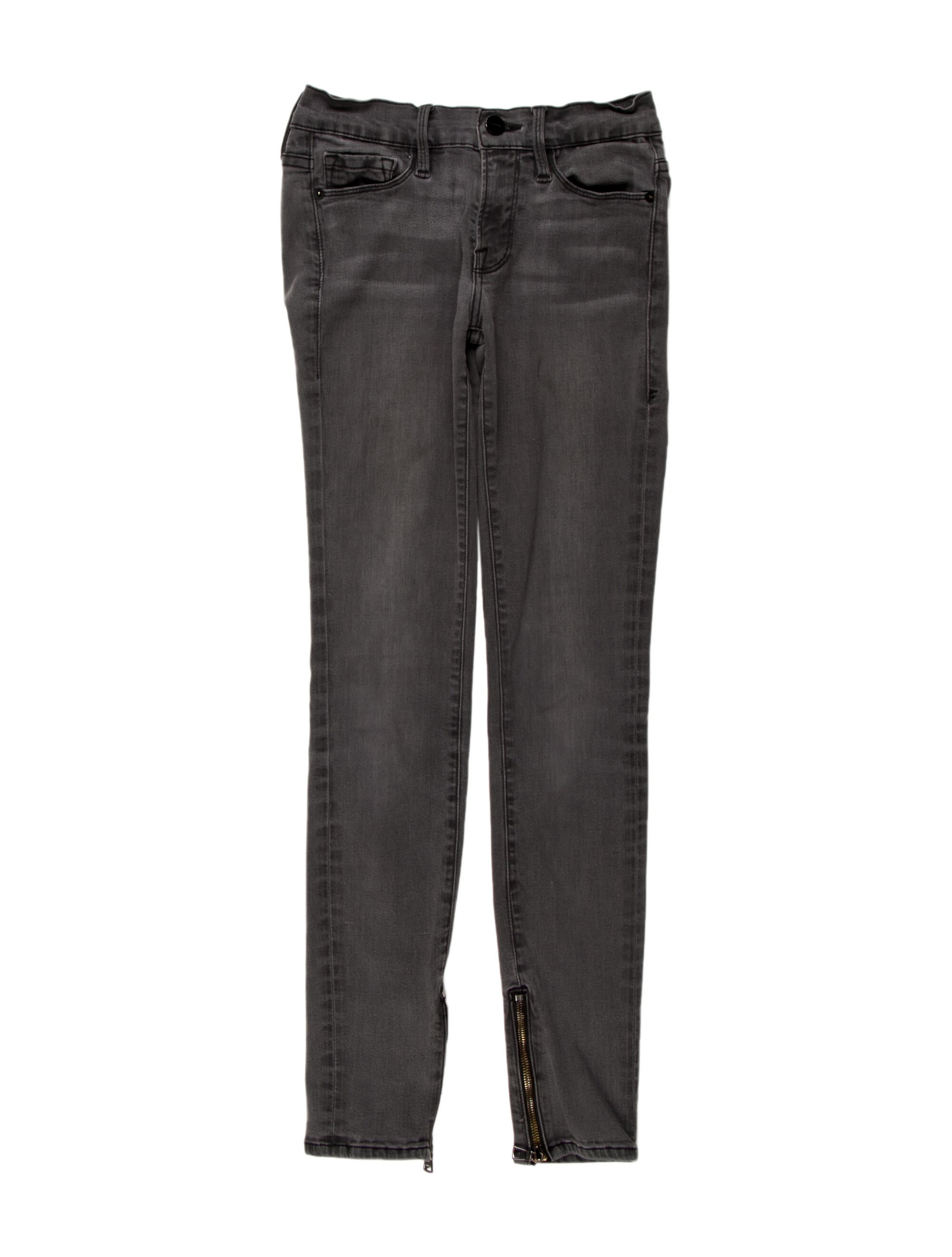 FRAME Low-Rise Skinny Leg Jeans