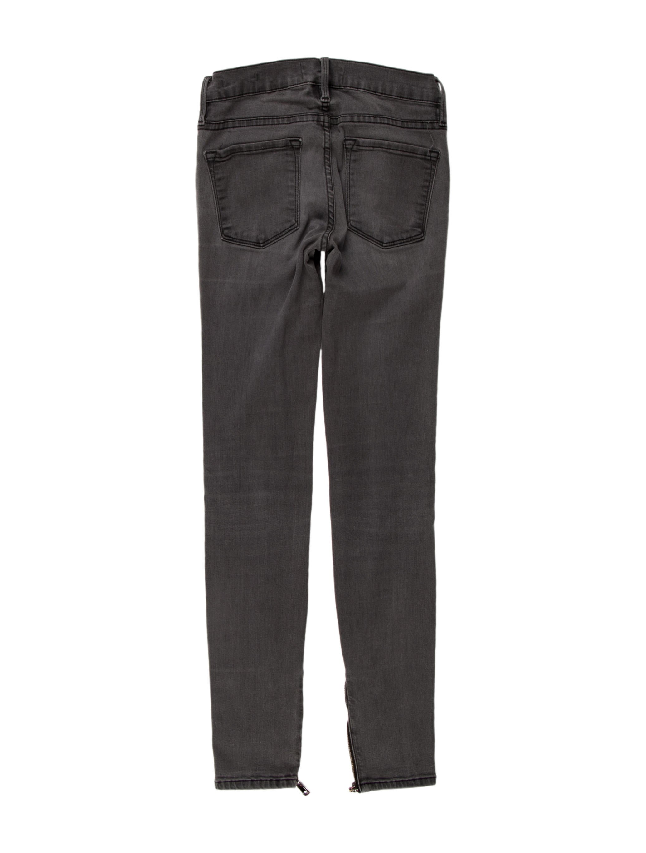 FRAME Low-Rise Skinny Leg Jeans