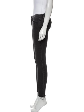 FRAME Mid-Rise Skinny Leg Jeans