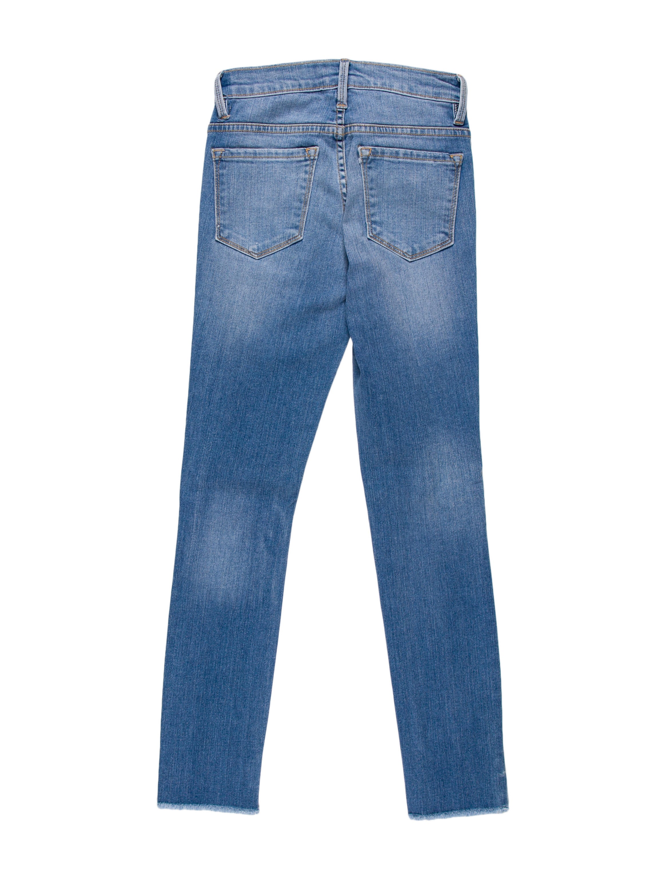 FRAME Low-Rise Skinny Leg Jeans