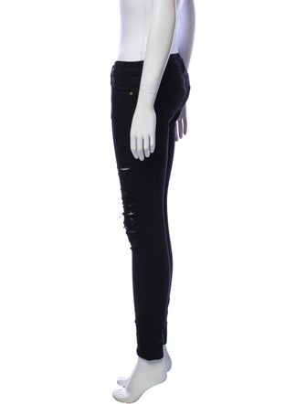 FRAME Mid-Rise Skinny Leg Jeans