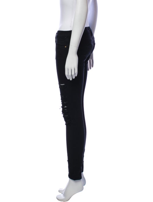 FRAME Mid-Rise Skinny Leg Jeans