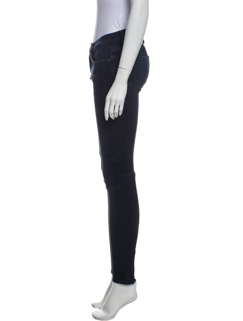 FRAME Mid-Rise Skinny Leg Jeans