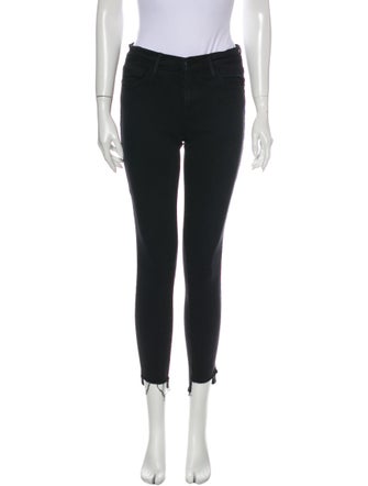 FRAME Mid-Rise Skinny Leg Jeans