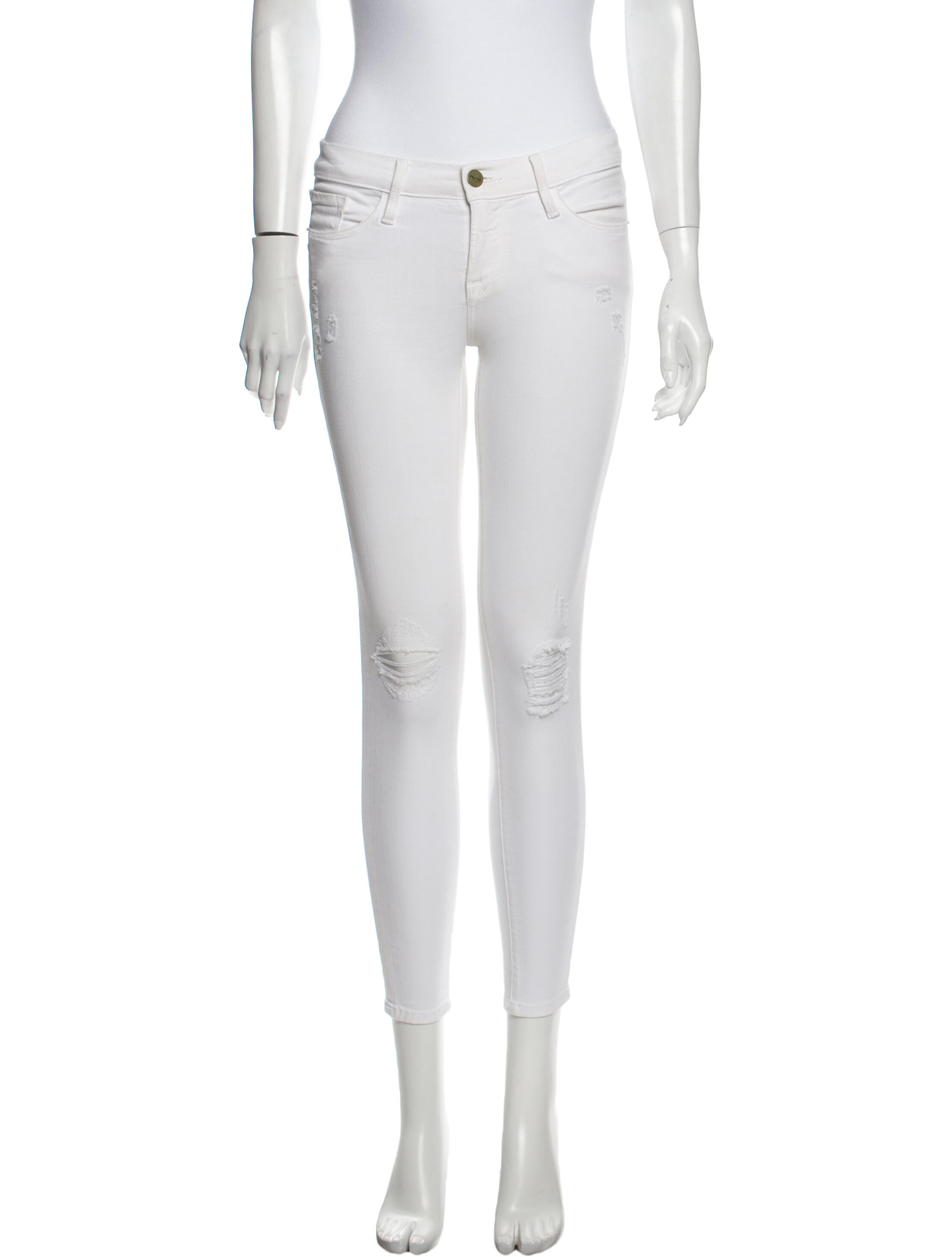 FRAME Low-Rise Skinny Leg Jeans