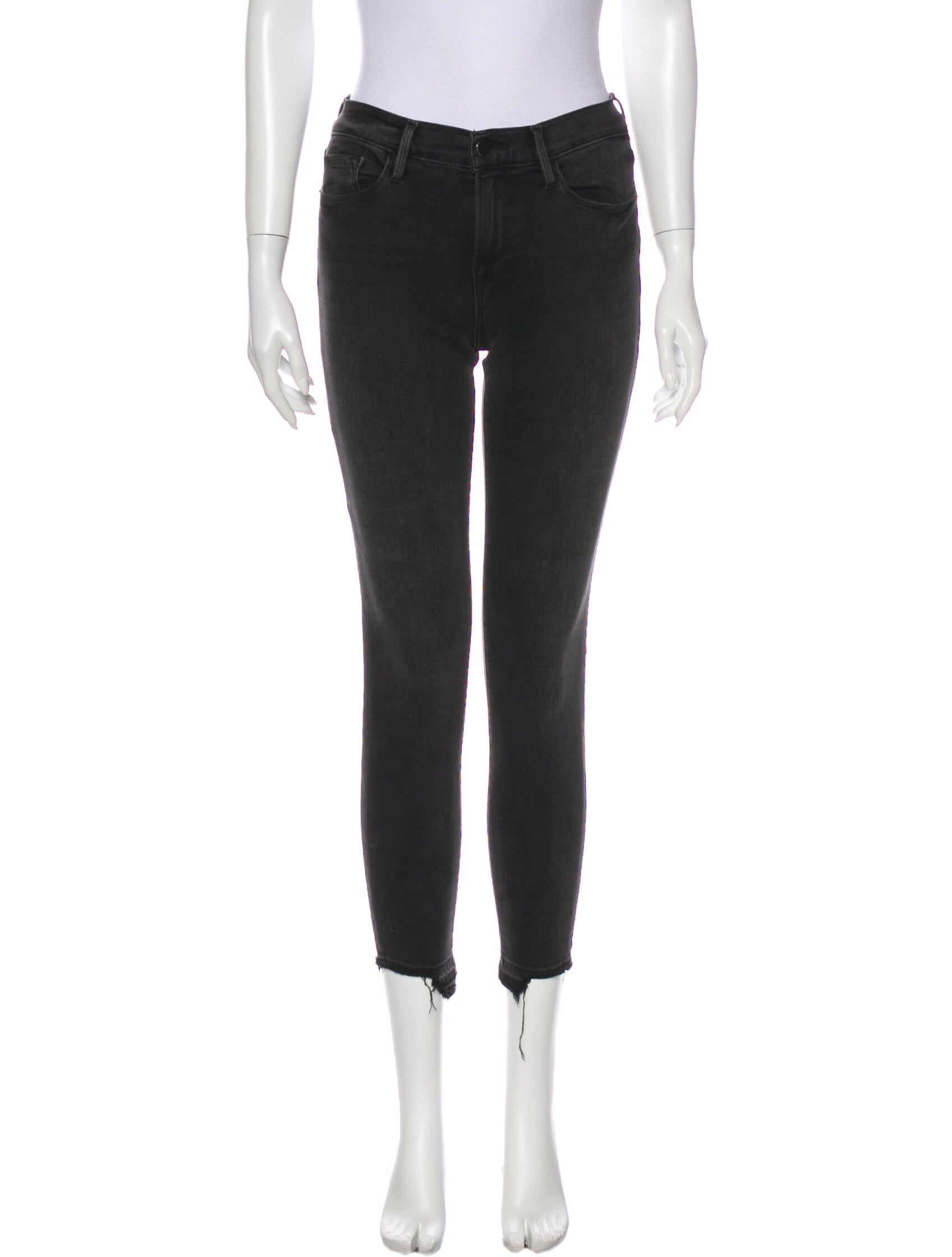 FRAME Mid-Rise Skinny Leg Jeans