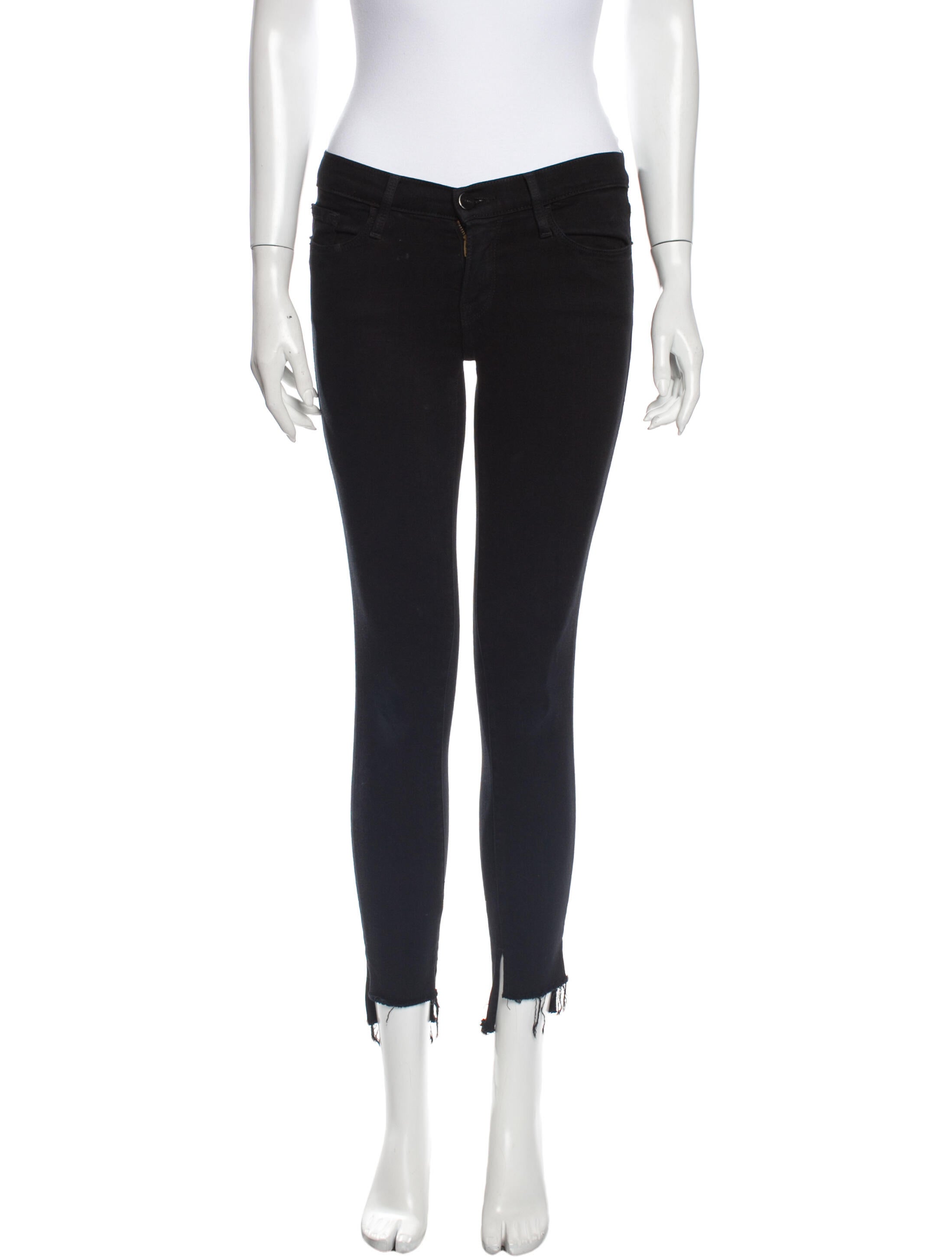 FRAME Low-Rise Skinny Leg Jeans