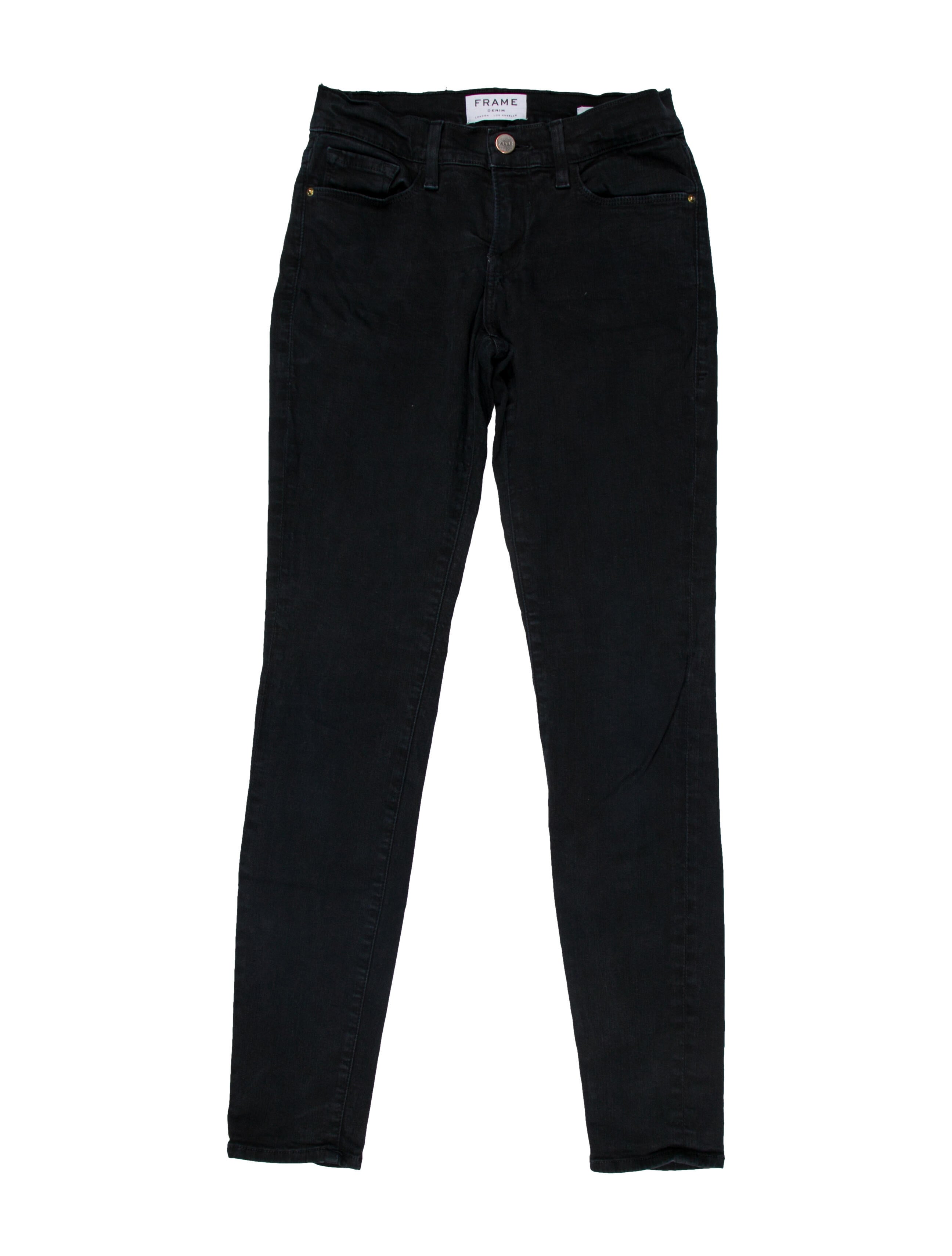 FRAME Low-Rise Skinny Leg Jeans