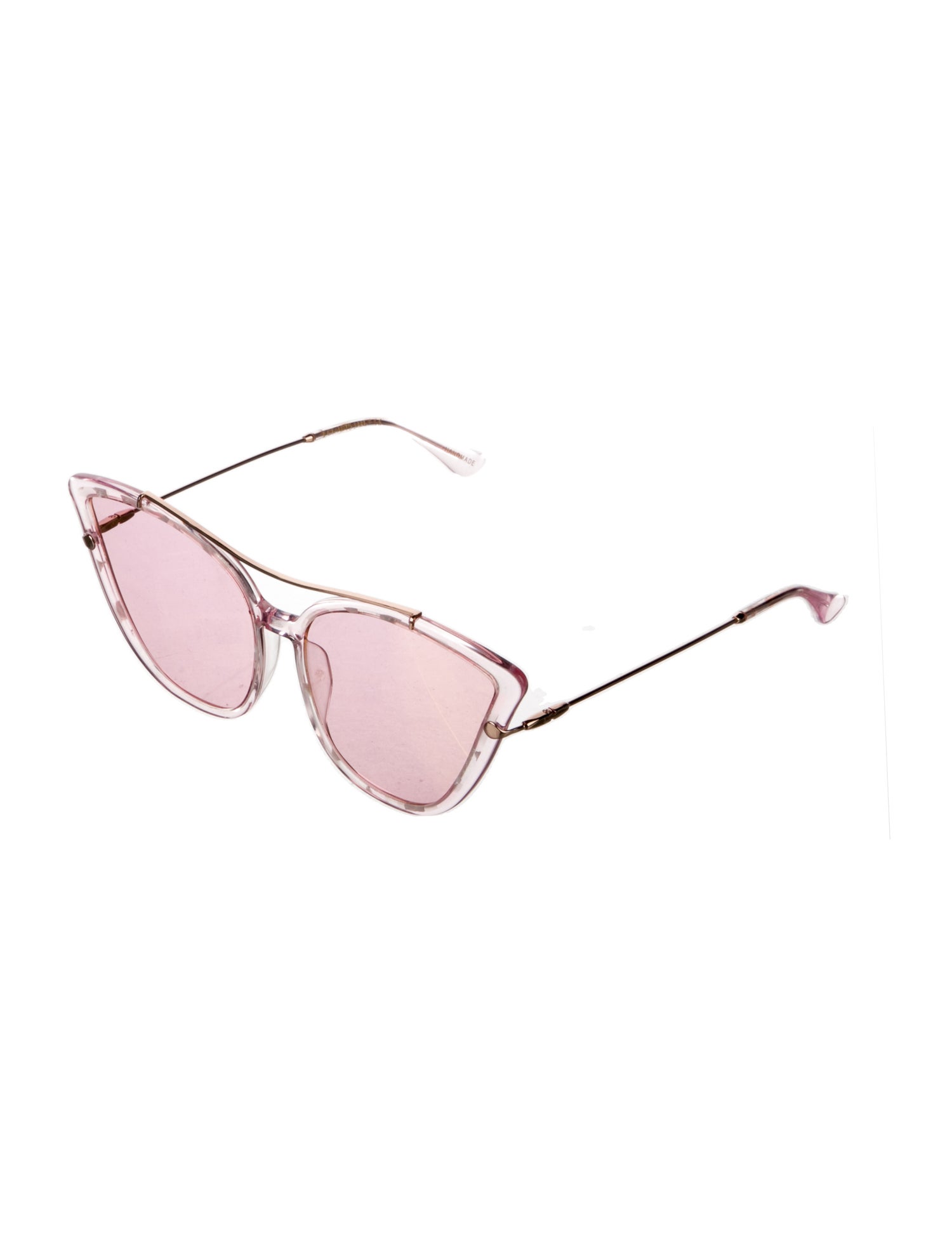 For Art's Sake Cat-Eye Mirrored Sunglasses