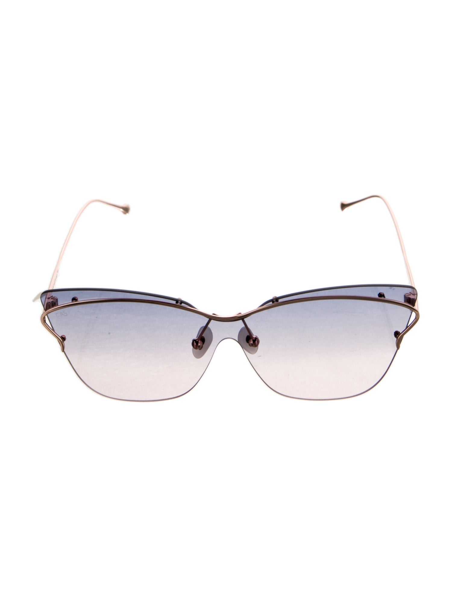 For Art's Sake Cat-Eye Mirrored Sunglasses