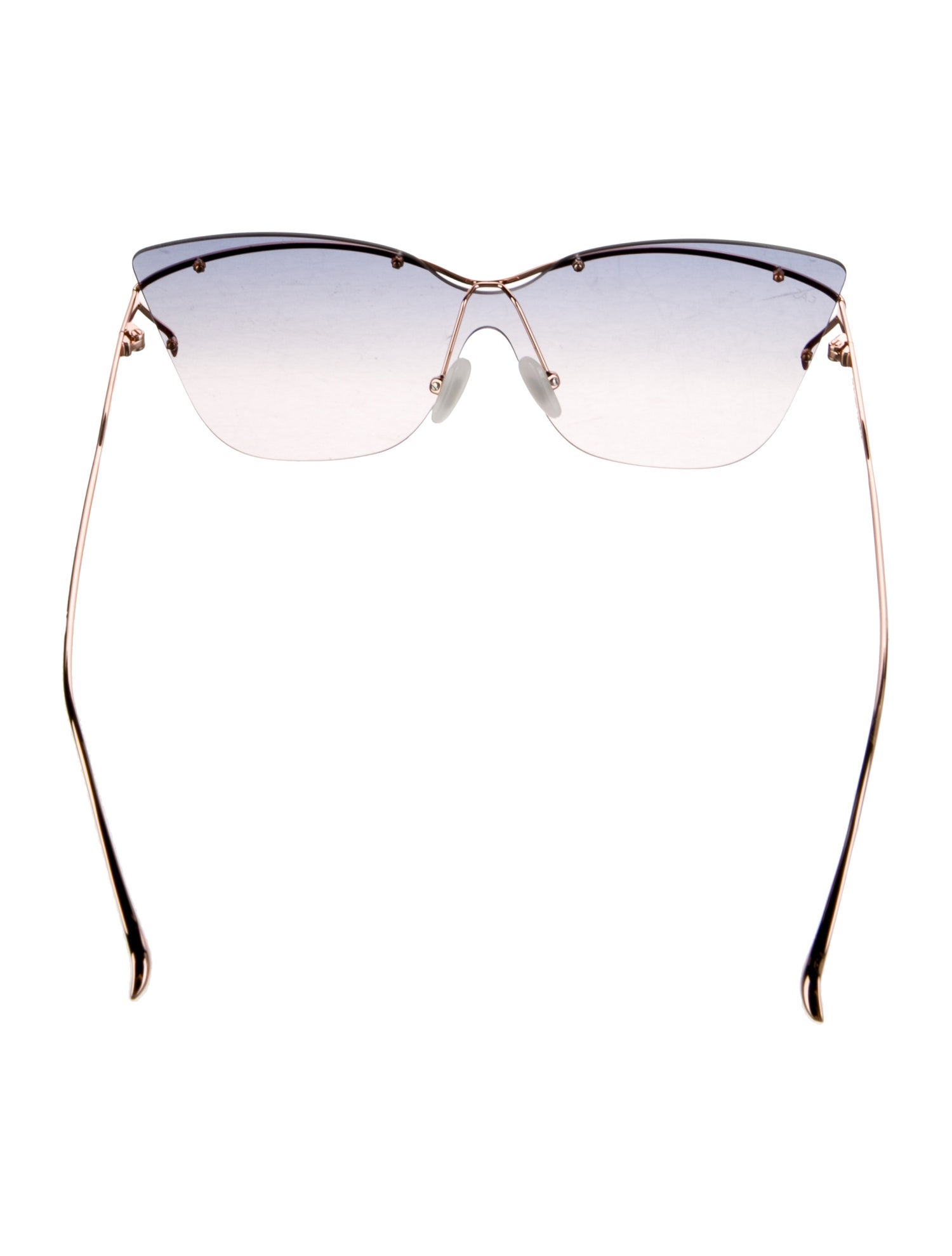 For Art's Sake Cat-Eye Mirrored Sunglasses