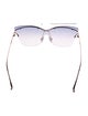 For Art's Sake Cat-Eye Gradient Sunglasses
