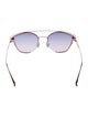 For Art's Sake Round Gradient Sunglasses