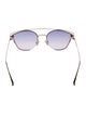 For Art's Sake Round Gradient Sunglasses