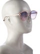 For Art's Sake Round Gradient Sunglasses