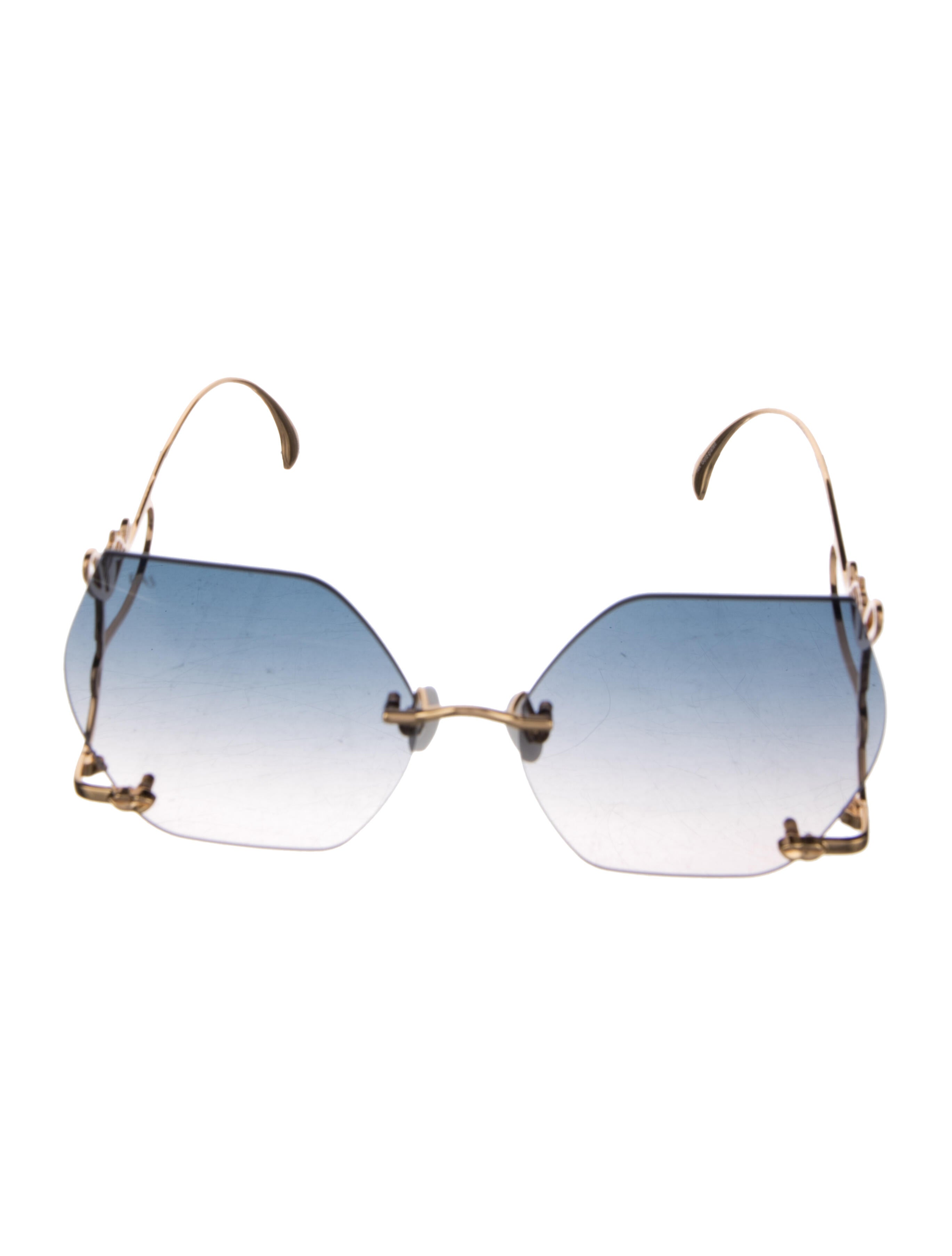 For Art's Sake Oversize Gradient Sunglasses