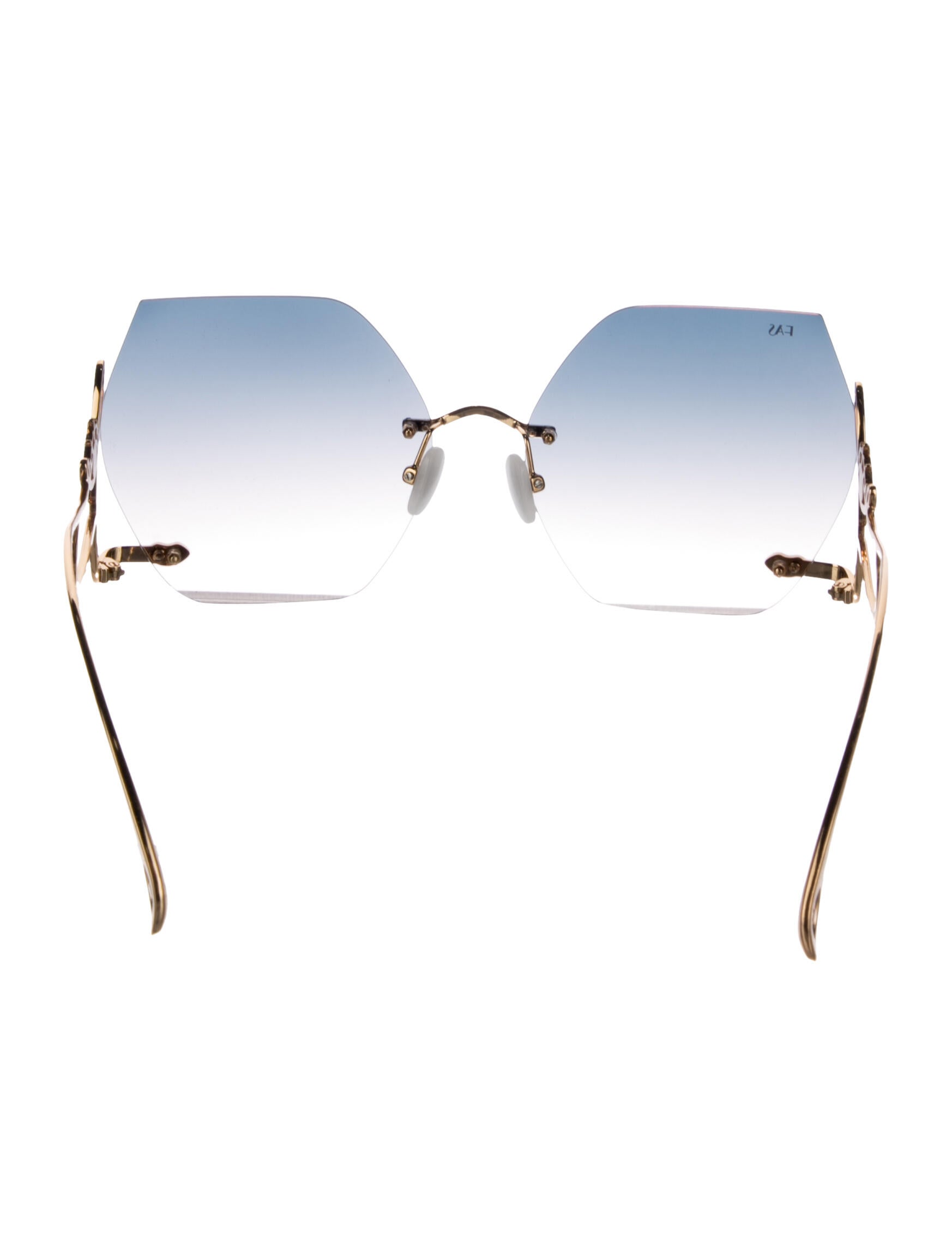 For Art's Sake Oversize Gradient Sunglasses