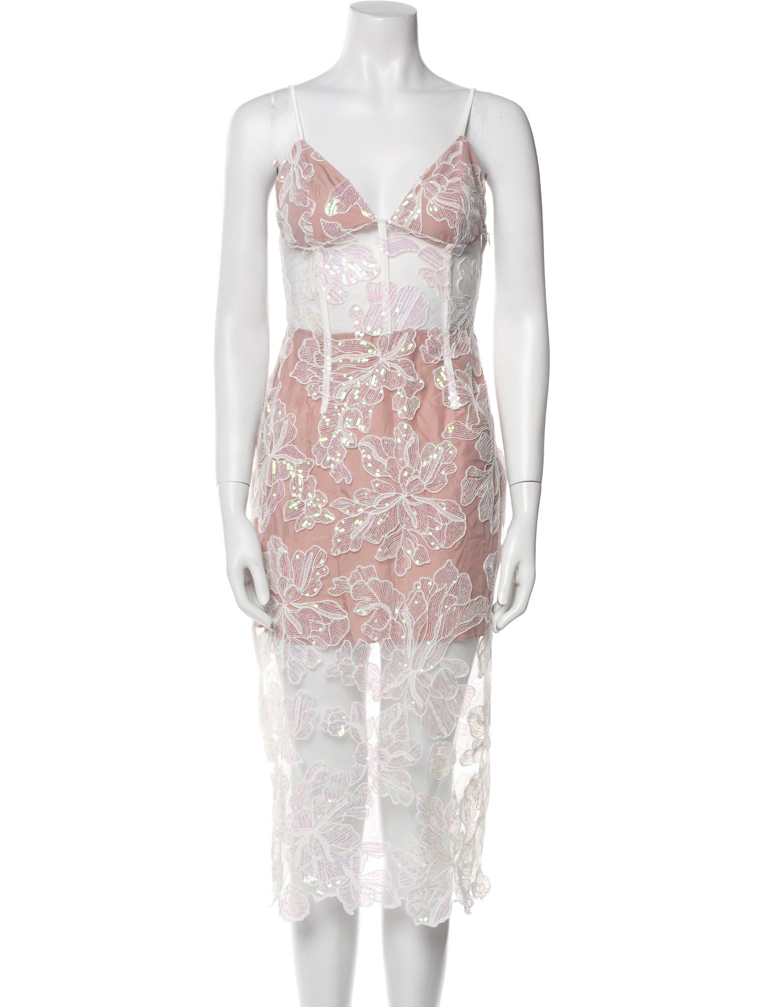 Fleur De Paris Nylon Midi Length Dress w/ Tags