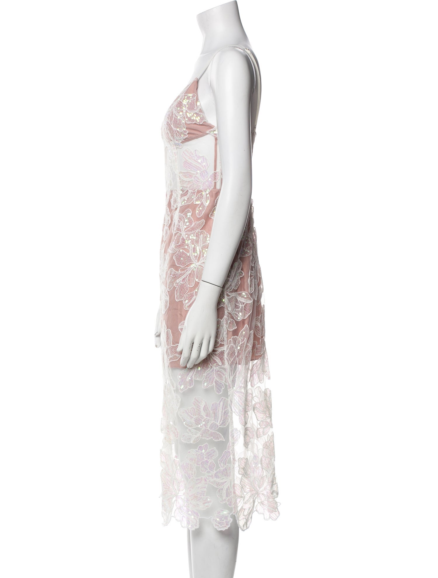 Fleur De Paris Nylon Midi Length Dress w/ Tags