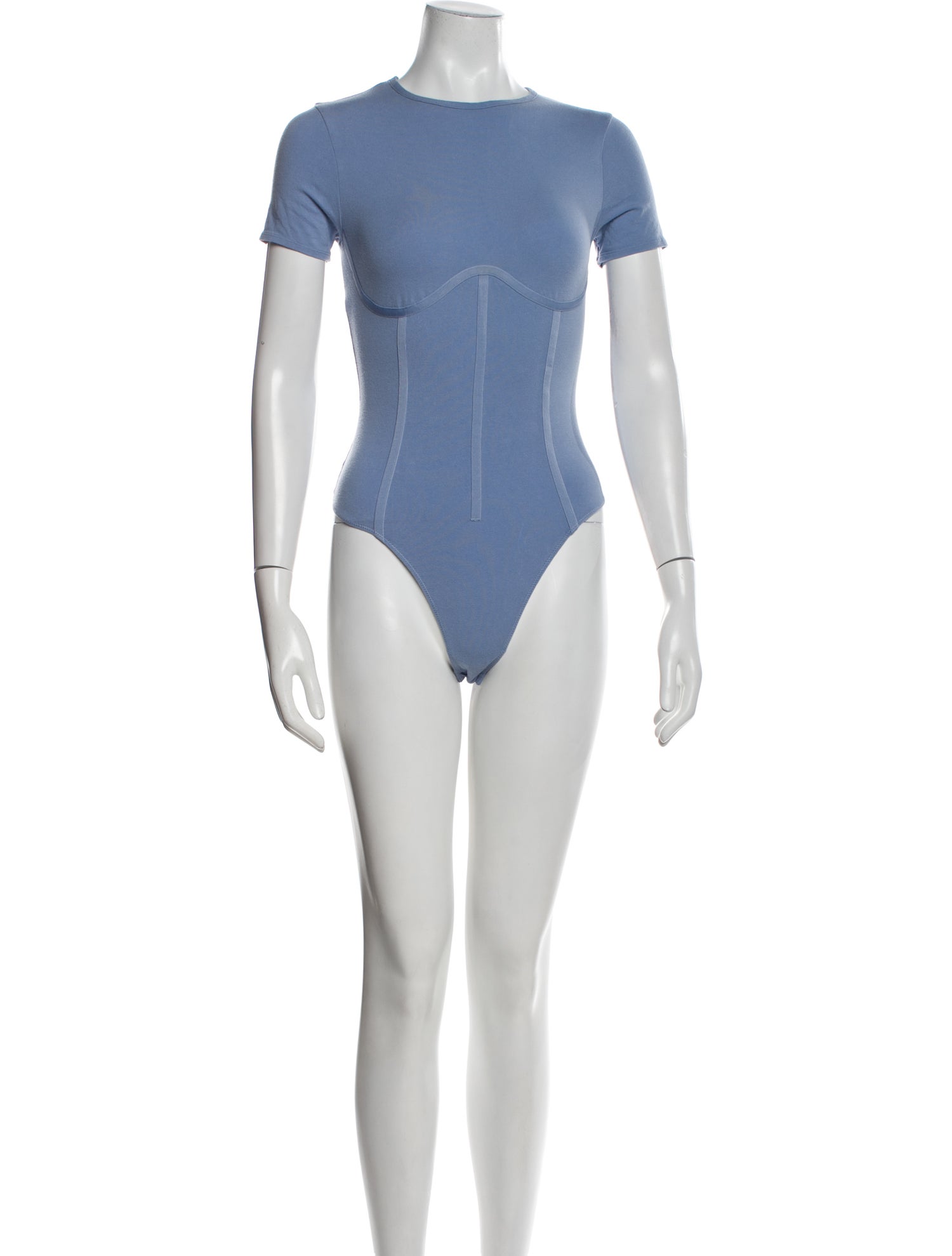 Fleur De Paris Crew Neck Short Sleeve Bodysuit