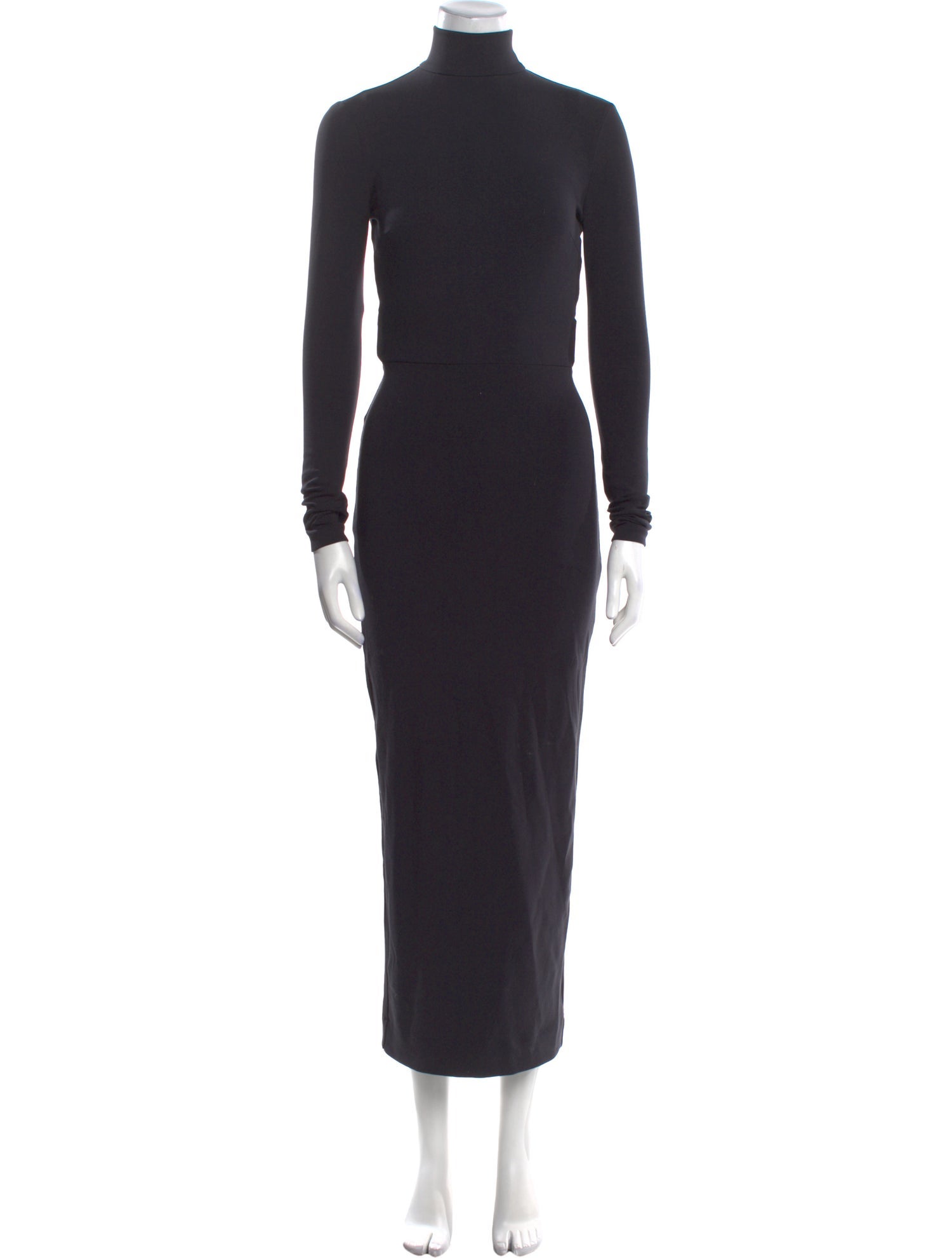 Fleur De Paris Turtleneck Long Dress