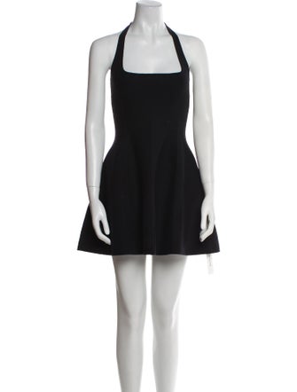 Fleur De Paris Halterneck Mini Dress