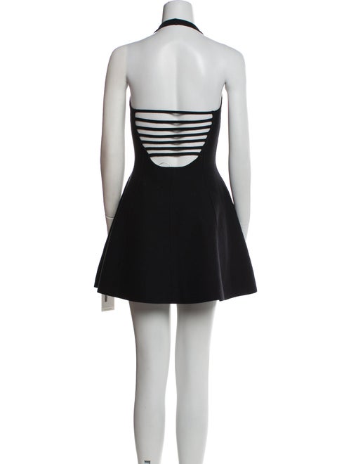 Fleur De Paris Halterneck Mini Dress