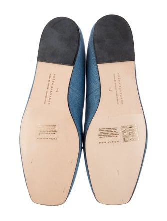 Freda Salvador x Derek Lam 10 Crosby Denim Bow Accents Ballet Flats