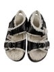 Fur Deluxe Leather Slingback Sandals