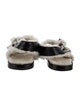 Fur Deluxe Leather Slingback Sandals