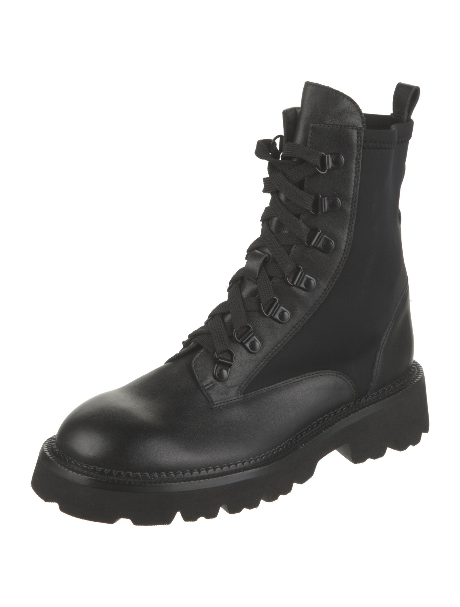 Flor et. al Leather Combat Boots