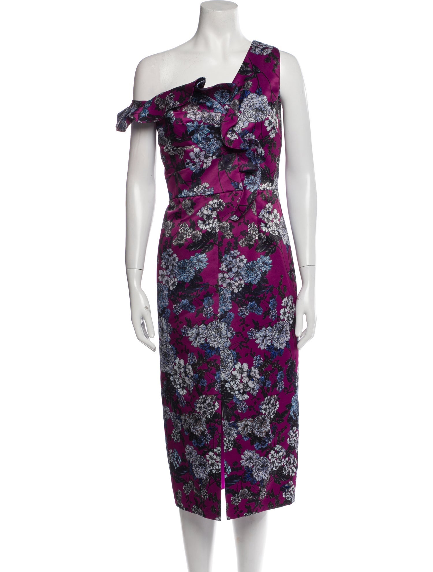 Flor et. al Floral Print Midi Length Dress