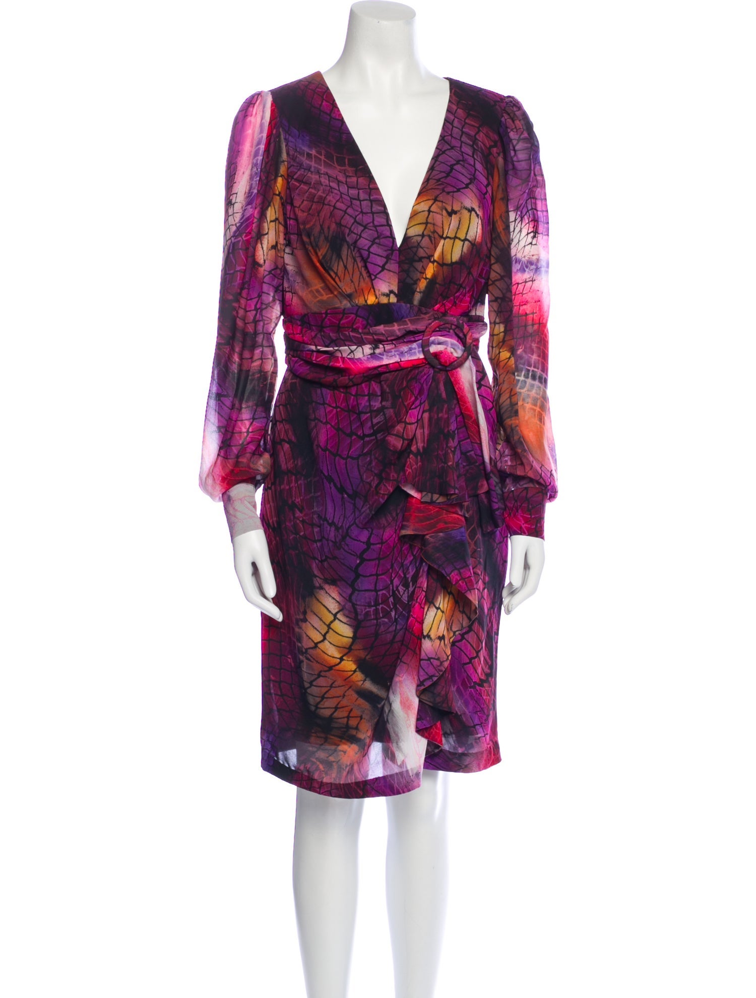 Flor et. al Printed Knee-Length Dress