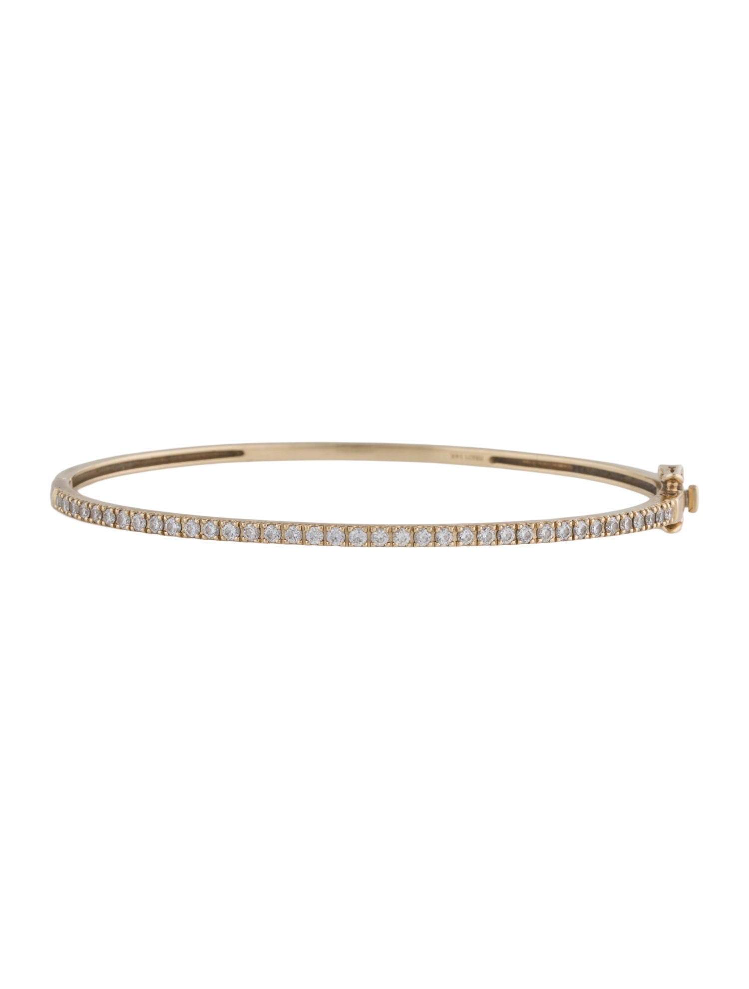Ferko's 14K Diamond Hinged Bangle