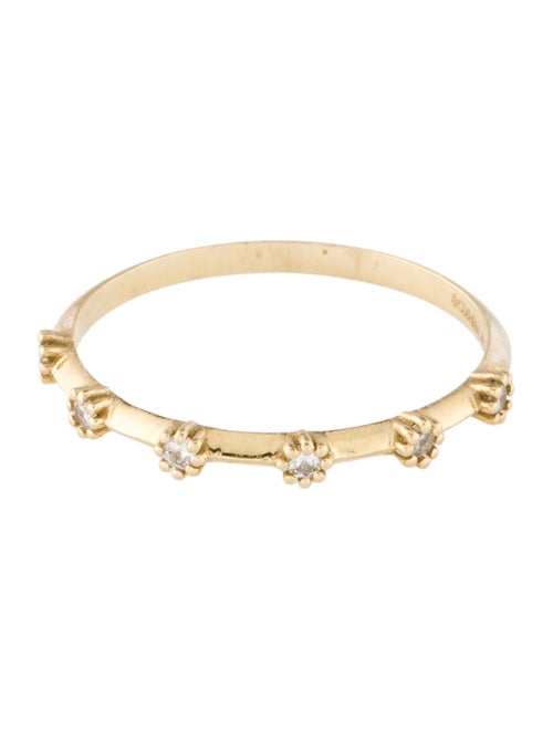 Ferko's 14K Diamond Dainty Stackable Band