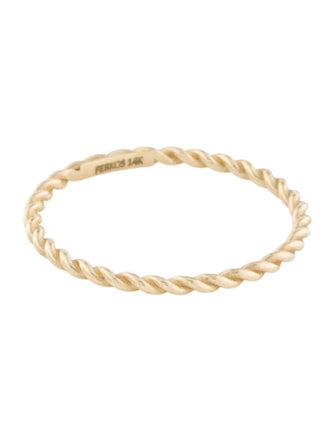 Ferko's 14K Twists Rope Band