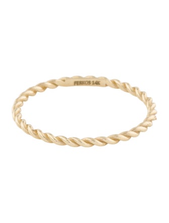 Ferko's 14K Twists Rope Band