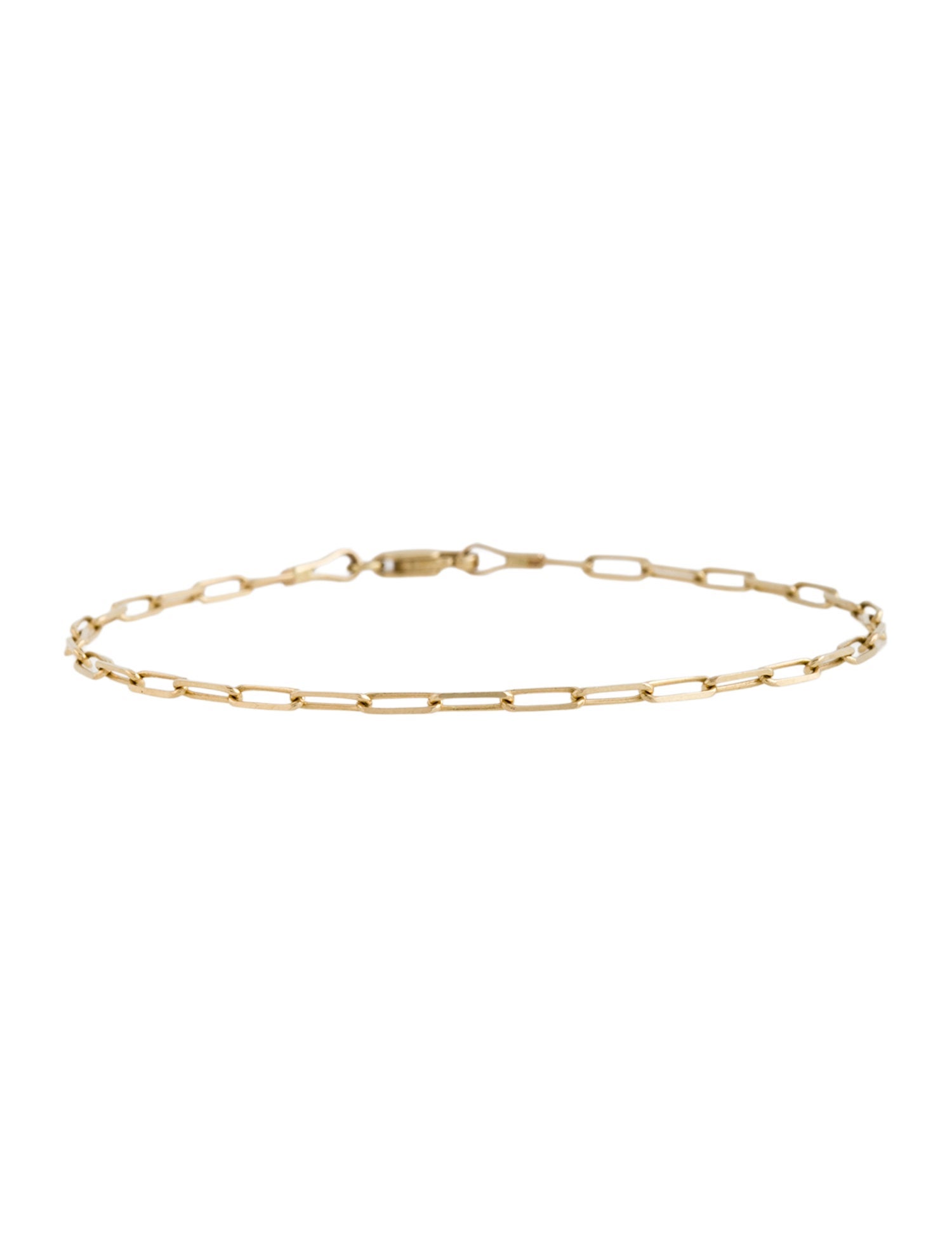 Ferko's 14K Tiny Paperclip Chain Link Bracelet