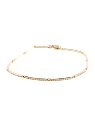 Ferko's 14K Diamond Bar Link Bracelet