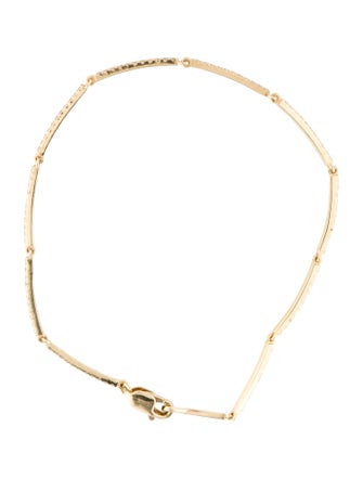Ferko's 14K Diamond Bar Link Bracelet